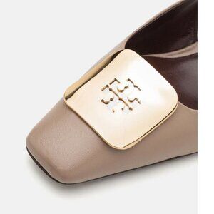 Brand New Tory Burch sz 9.5 GEORGIA SLINGBACK dark elk sandals 156479